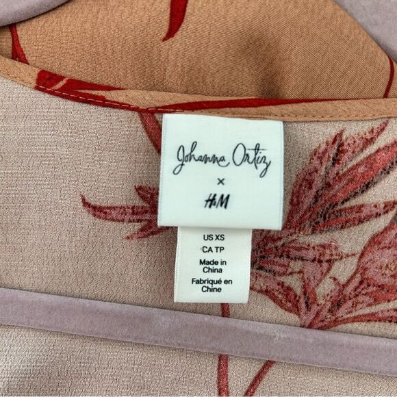 JOHANNA ORTIZ X H&M FLORAL MAXI WRAP DRESS - Picture 4 of 10